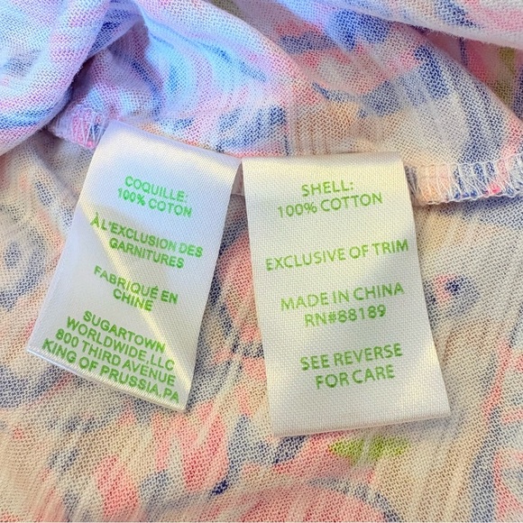 New Lilly Pulitzer Holly Top in Shell of a Time | Size S | Summer Vacation Beach - Picture 7 of 7